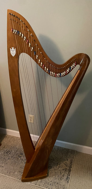 Lyon and healy troubadour harp for sale discount