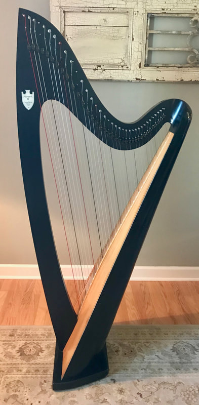 Lyon and healy troubadour harp for sale hot sale